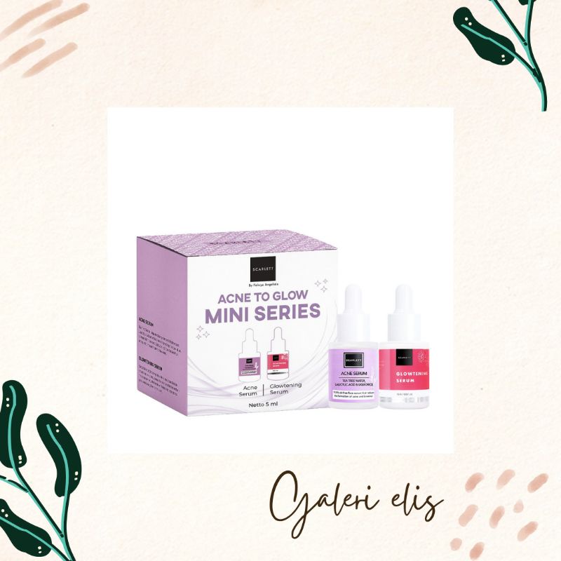 [SERUM] Scarlett Whitening Paket Acne Mini Series 5 ml ORIGINAL