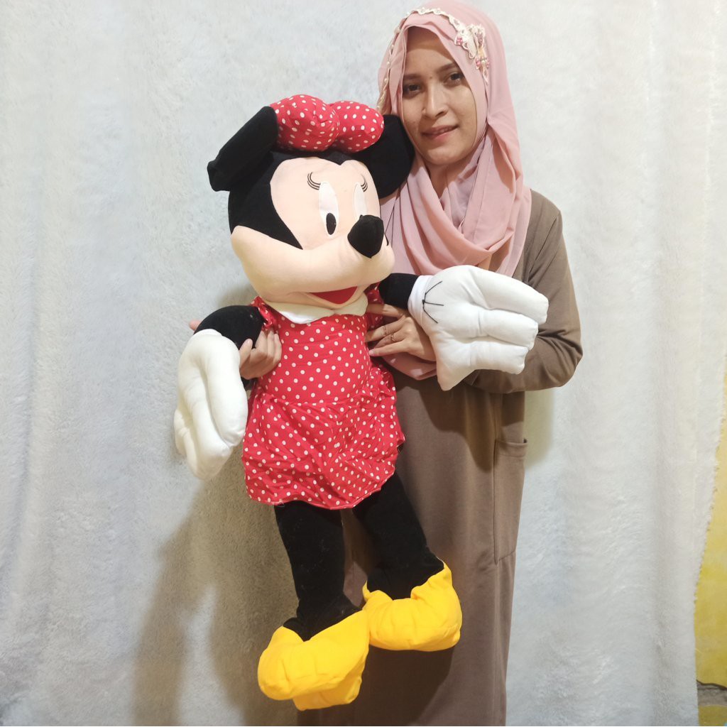 Boneka Mickey Minnie mouse jumbo murah