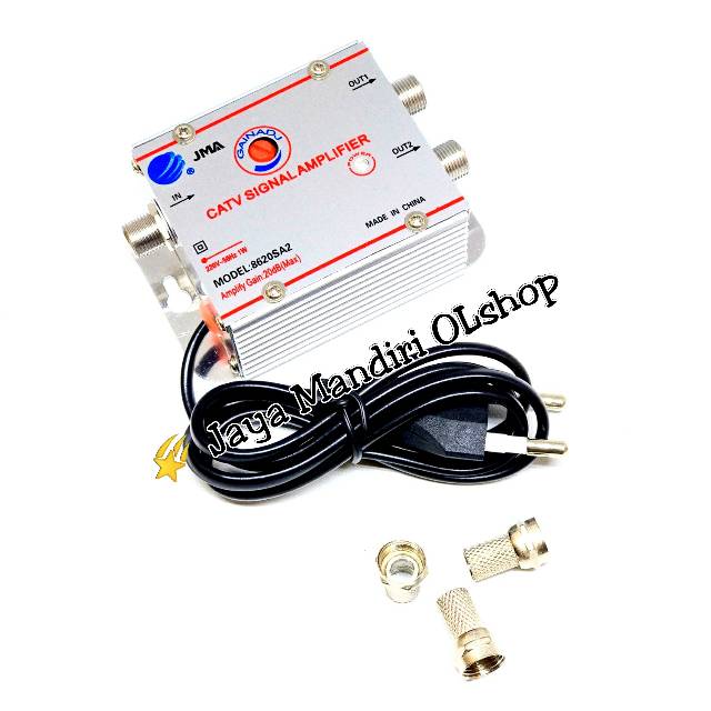 CATV Signal Amplifier ( Booster ) 2Channel / Splitter 2 Ways