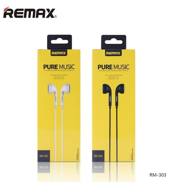 Remax RM-303 Pure Music Stereo Earphone with Mic