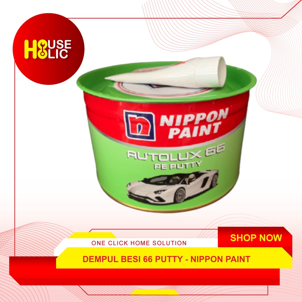 Dempul Besi Autolux Pe Putty 66 / Dempul Besi Nippon Paint