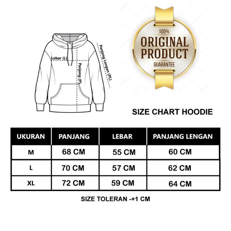 HOODIE ORIGINAL PUNISMENT DISASTER/JAKET PRIA/SWEATER PRIA/HOODIE PRIA