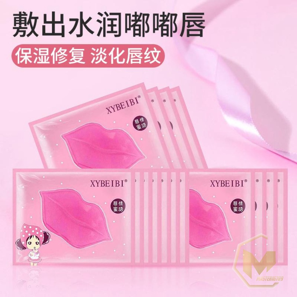 RT41 MASKER BIBIR LIP MASK LIPMASK PELEMBAB BIBIR ANTI KERING PINK COLLAGEN MOISTURIZING MOIST MA2443