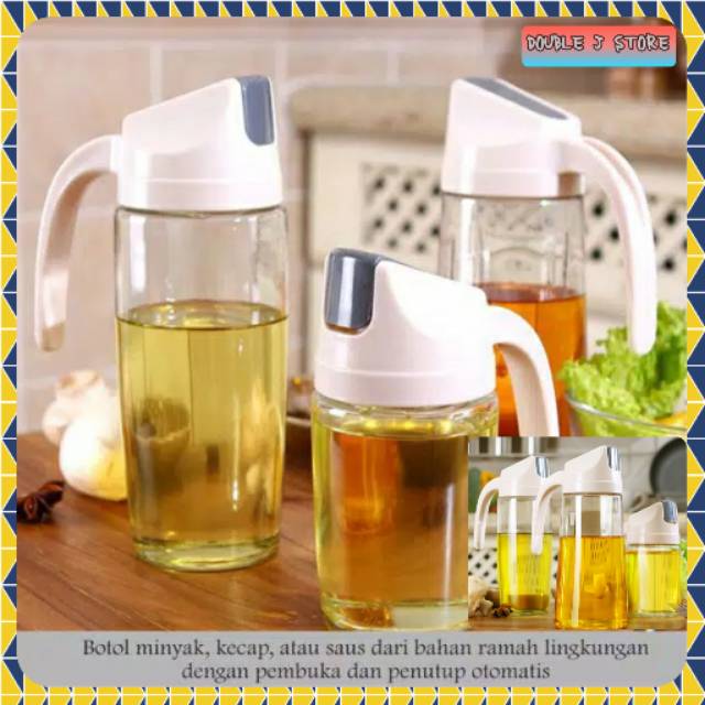 Botol Minyak Kecap Cuka Ukuran 300ml 600ml Bahan Kaca Botol Minyak Kecap Cuka Ukuran 300ml 600ml Bahan Kaca