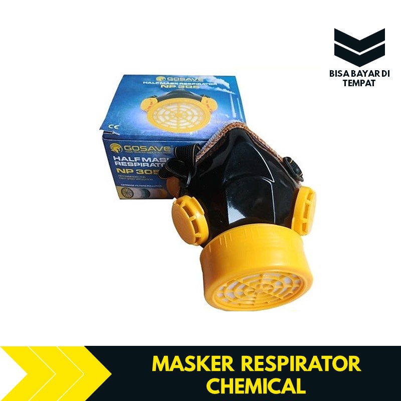 Masker Gas Respirator Gas Mask Single Half Mask NP305 TBA268