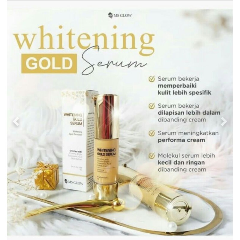 WHITENING GOLD SERUM MS GLOW/WHITENING GOLD SERUM/SERUM MS GLOW/SERUM GOLD