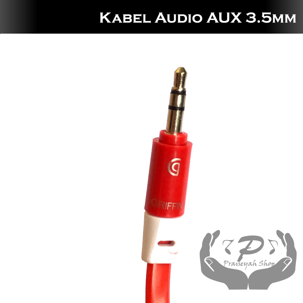 Kabel Audio AUX Handphone Mobil HP Speaker Musik Lagu Jack 3.5 mm