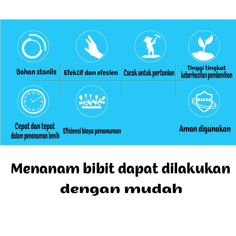 Alat Tanam Penanam Benih Sayur Biji Bijian Vegetable Transplater Alat Penanam Benih Bercocok Tanam Berkebun