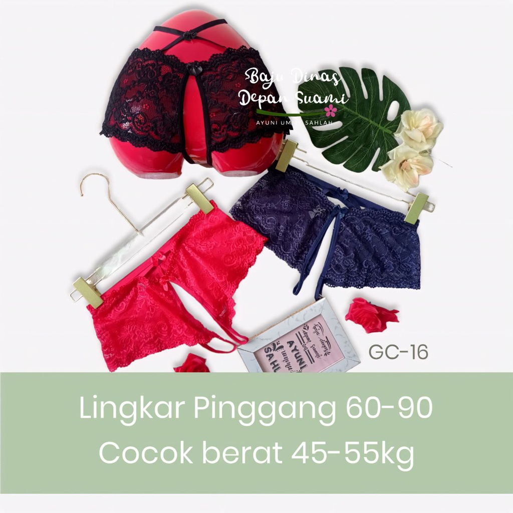 Gstring import kualitas premium GC 16 BDDS - Celana dalam wanita - CD premium BDDS