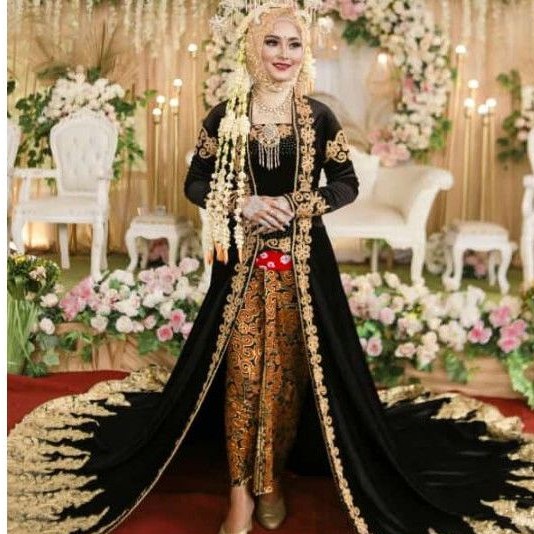 Baju Nikah Adat Jawa Warna Putih Gaun Pengantin Adat