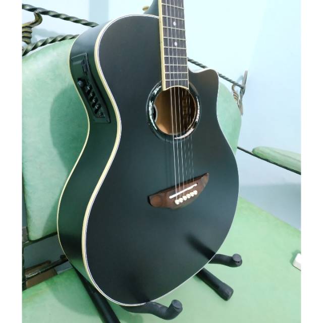 Gitar Akustik Elektrik Merk Yamaha Apx-500 Hitam Eq7545 Jakarta Murah