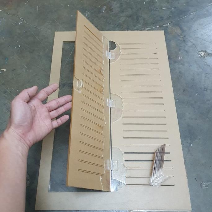 tutup acrylic akuarium 70x22cm custom tutup 3mm