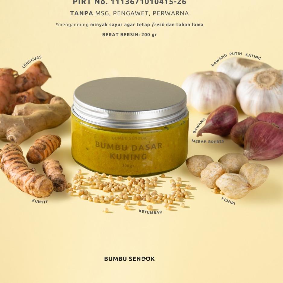 

KODER7d7C--Paket Lengkap Bumbu Dasar (3 Jar) Bumbu Putih + Bumbu Merah + Bumbu Kuning