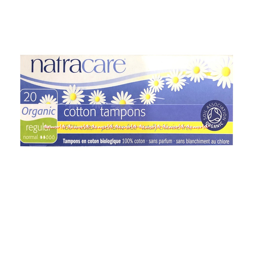 Natracare Cotton Tampons Isi 20 Pembalut Wanita Dari Bahan Cotton Organik Natra Care Tampon Katun pcs