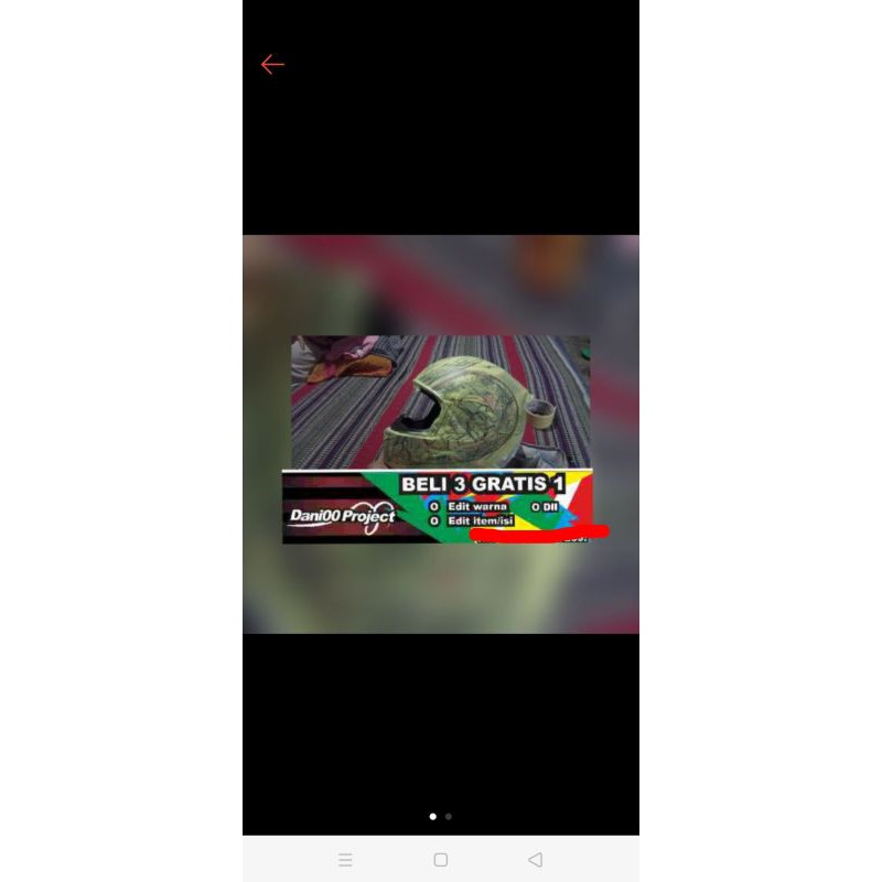 water  decal helm arai motif nakano(BUKAN STIKER)