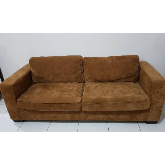 MURAH LIKE NEW SOFA 3 seater + 2 seater PRELOVED (SURABAYA)