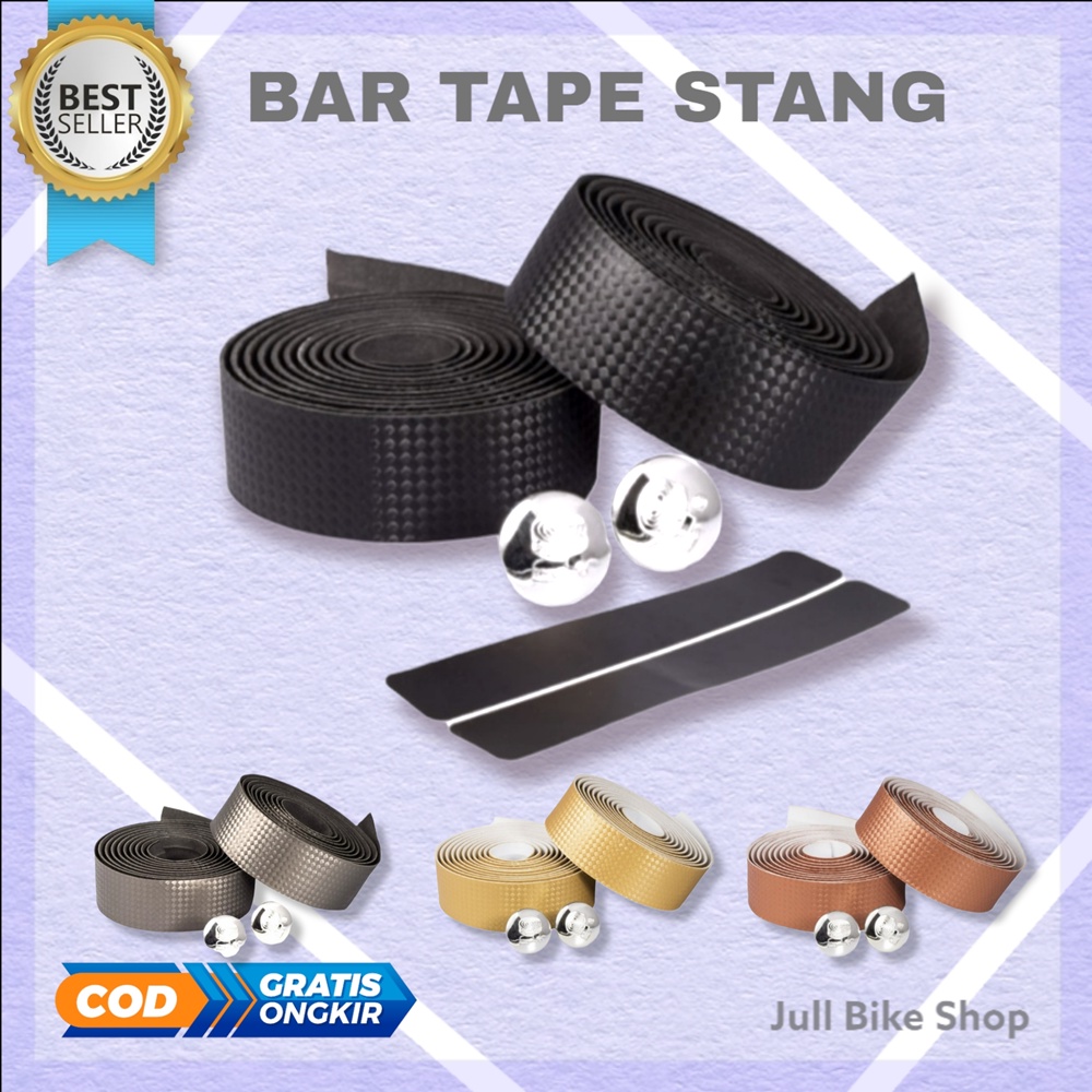 Sepasang bartape sepeda roadbike bar tape grip roll road bike drop carbon karbon