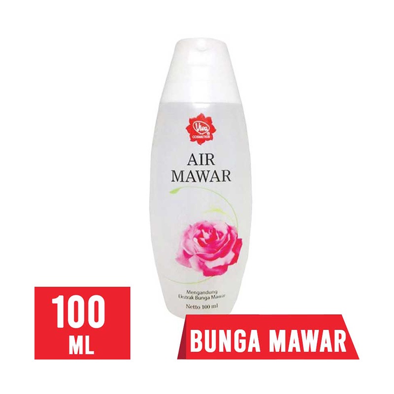 VIVA Milk Cleanser dan Face Tonic 100mL Air Mawar ( susu pembersih toner penyegar) (KIM)