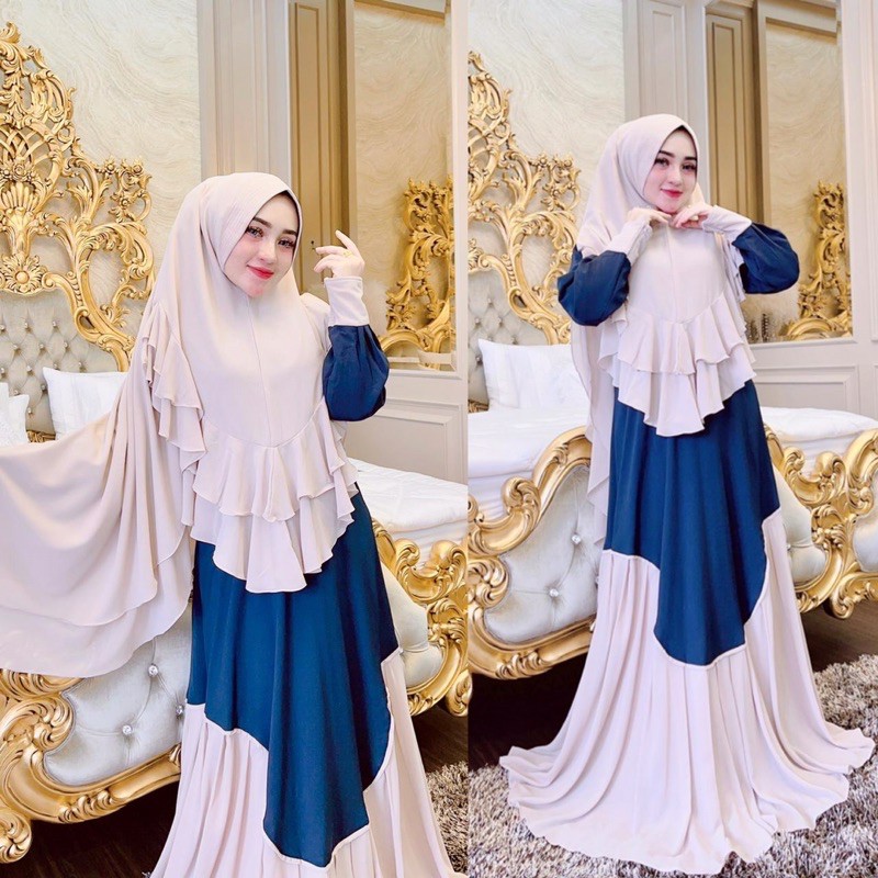 Gamis Syar'i Polos Nude Komb Birudongker By Shellasaukia