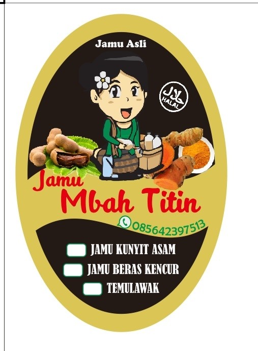 Stiker Label Produk Jamu Shopee Indonesia