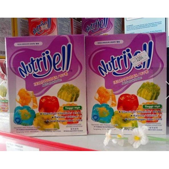 

Aneka Snack Nutrijell Rasa Anggur ( Grape ) 10 gram / gar Agar / Jelly