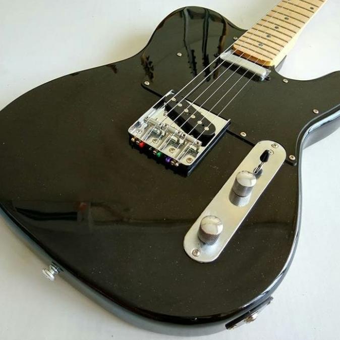 Gitar Listrik Fender Telecaster Black Color Neck Mapple Murah