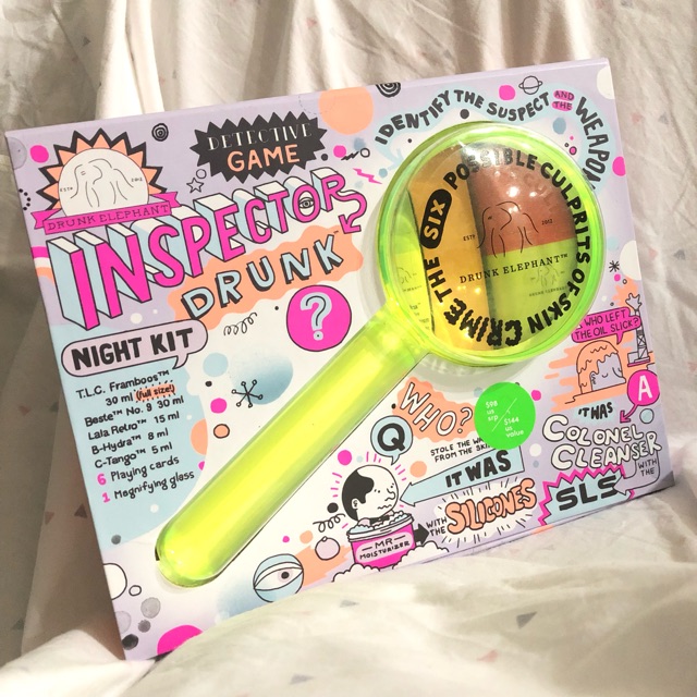 Drunk Elephant Inspector Drunk™ Kit TLC Framboos - Drunk Elephant Detective Game