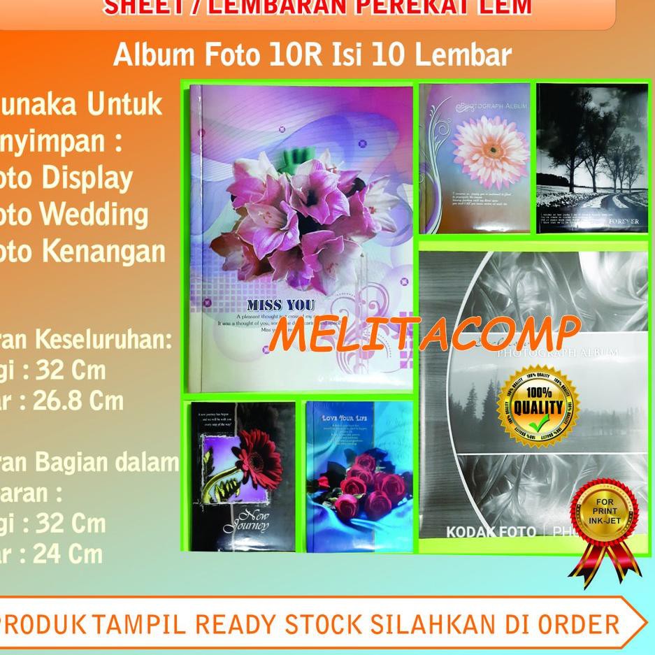 

[VIP] Album Foto 2R 3R 4R 5R 8R 10R seal perekat lem wedding karakter motif murah 10R 10 lembar shee