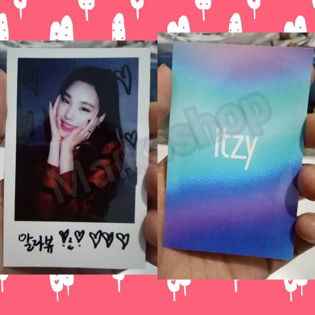 Itzy Icy Photocard Kpop