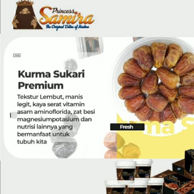 

Kurma Sukari Premium Madinah