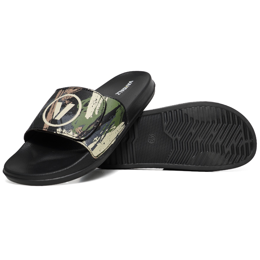 Vandalz Sandal Pria Slip On Vlore 1.0 - Green Camo