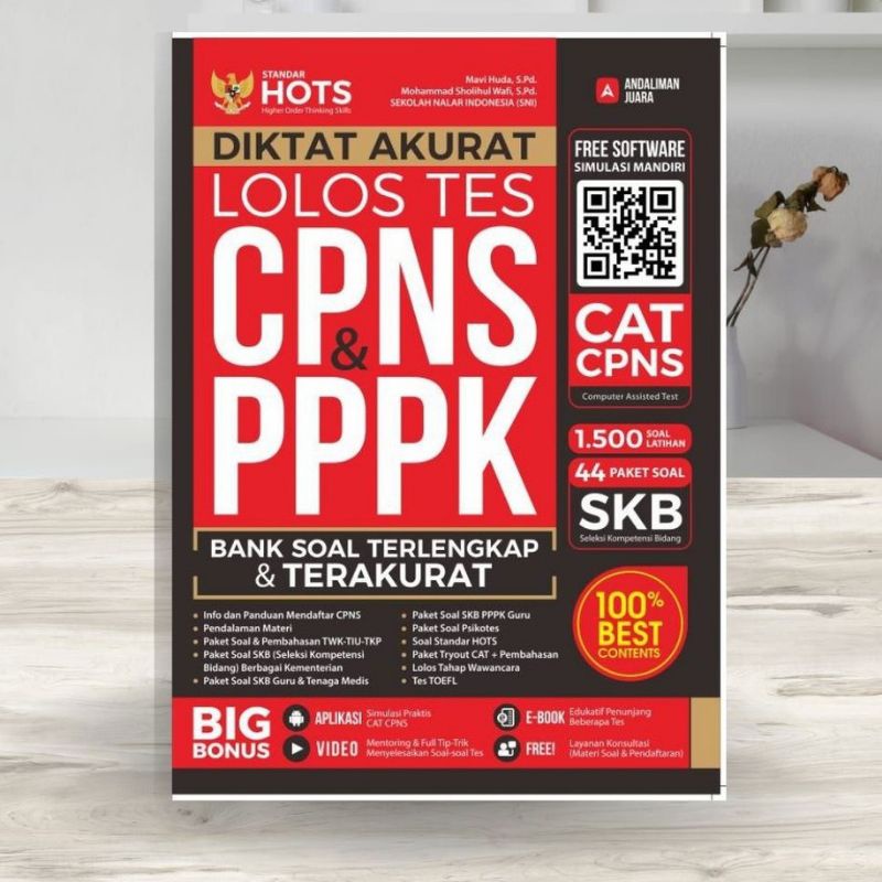 Buku Diktat Akurat Lolos Tes CPNS & PPPK Terlengkap Terakurat.