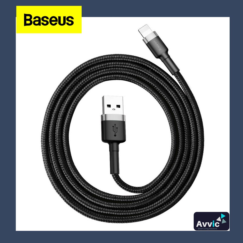 BASEUS Kabel Data Cafule Cable USB for Lightning Fast Charger 2.4A 1M