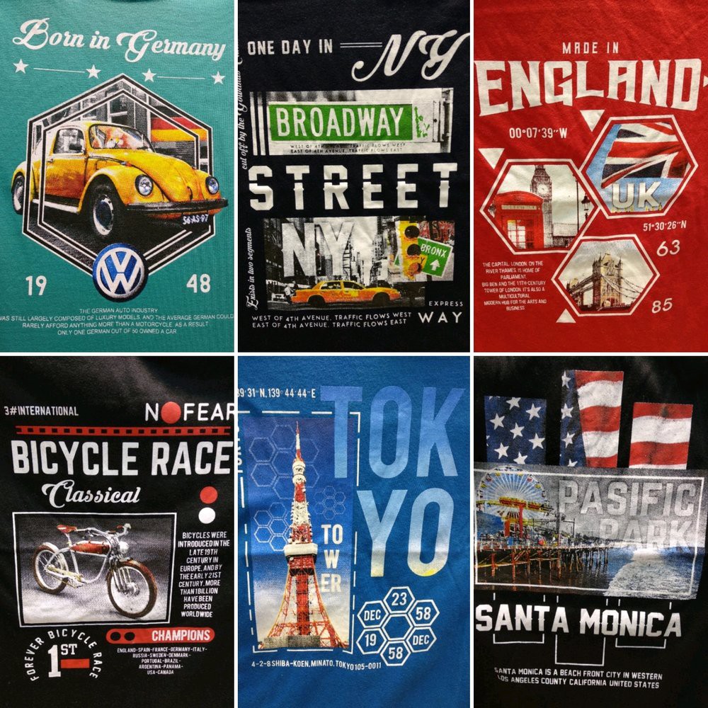 Kaos Distro Premium Polyester 24s Size L Grosir Murah Limited