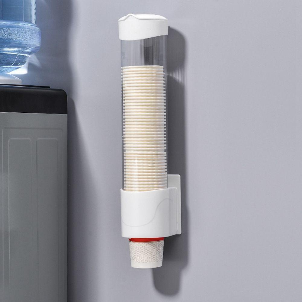 Nickolas1 Cup Dispenser Untuk Water Dispenser Cone Atau Flat Bottom Cups Dustproof Wall Mounted Automatic Cup Remover