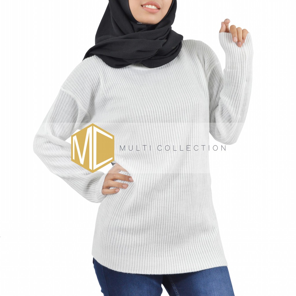 BOXY ABG PREMIUM - Baju Rajut Korea - Sweater Rajut Wanita - boxy sweater - sweater oversize - Rajut-3