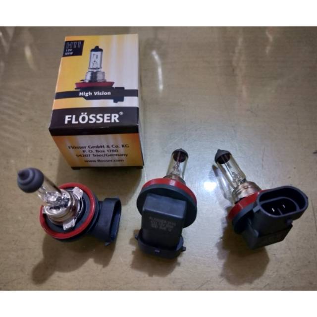 Bolam Hologen H11 12v 55w Flosser Germay