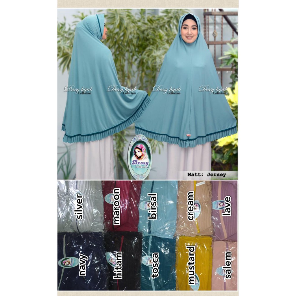 KHIMAR JUMBO REMPEL/JILBAB JUMBO JERSEY/jilbab murah/grosir jilbab/dessy jilbab