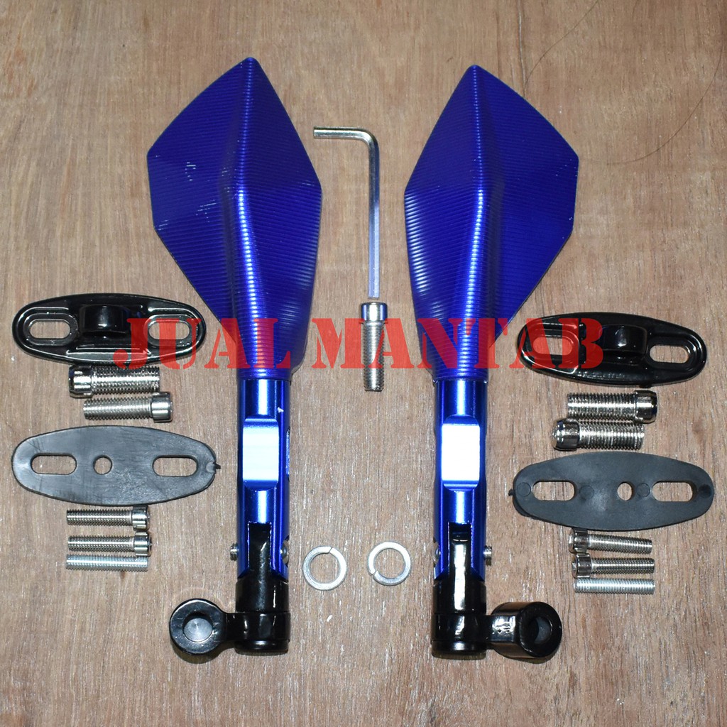 Spion Tomok Motor l Variasi Aksesoris Spion Motor Tomok Full CNC Kaca V2 Universal Spion Modif Hight Quality Murah