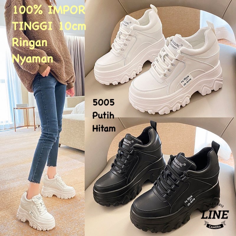 SEPATU WEDGES KOREA IMPOR KOREA 5005