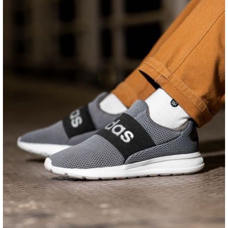 Sepatu Slip On Pria Adidas Literacer Original, Sneakers Cowok