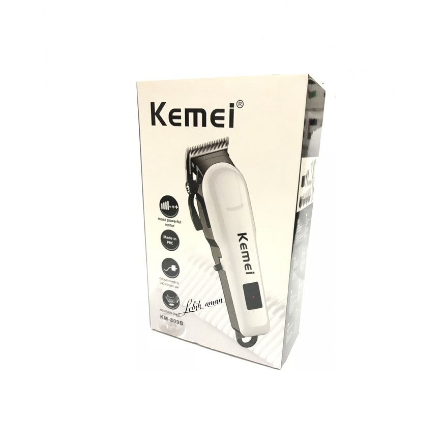 Kemei KM 809B  Alat Cukur Rambut Hair Clipper 809 Professional Turbo Power Mesin Cukuran KM-809B