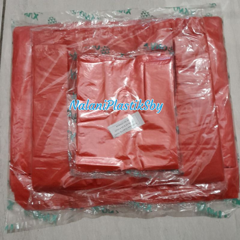 KANTONG KRESEK WARNA MERAH UK 25,28,35