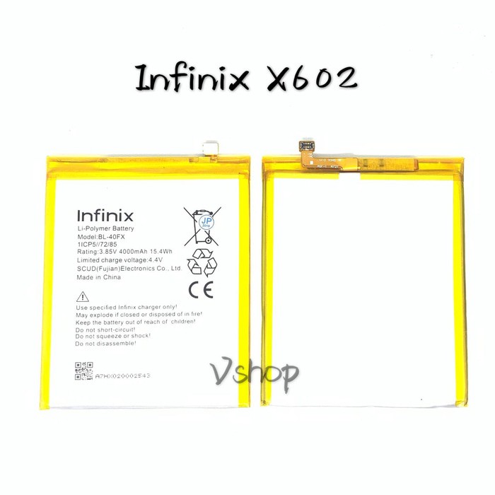 Battery Baterai BATRE INFINIX X602 - ZERO 4 PLUS BL-40FX BL40FX BL 40FX BATTERY