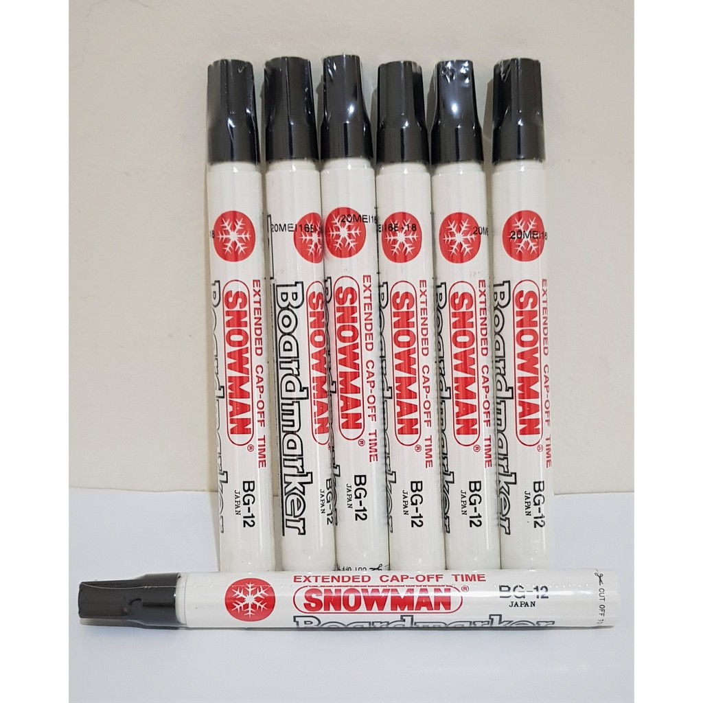 

SPIDOL SNOWMAN Whiteboard marker BG-12 black