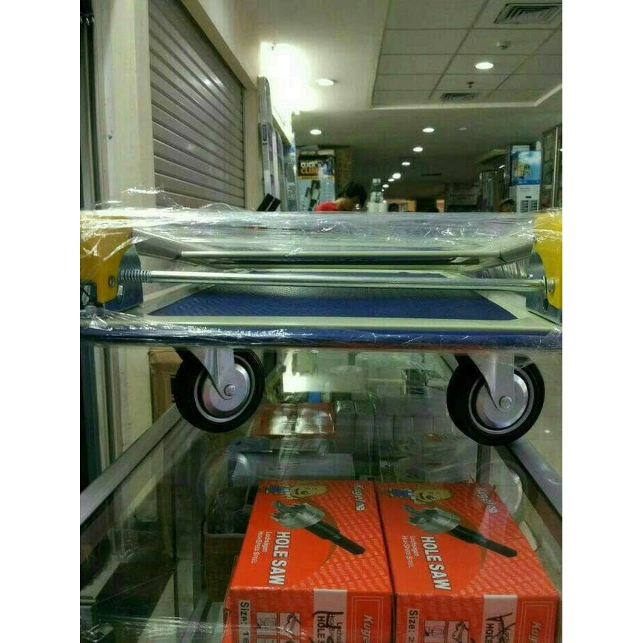 PRODUK TERLARIS 150 kg hand truck / handtruck / troli / trolley /dorongan lipat barang ANEKA RAK