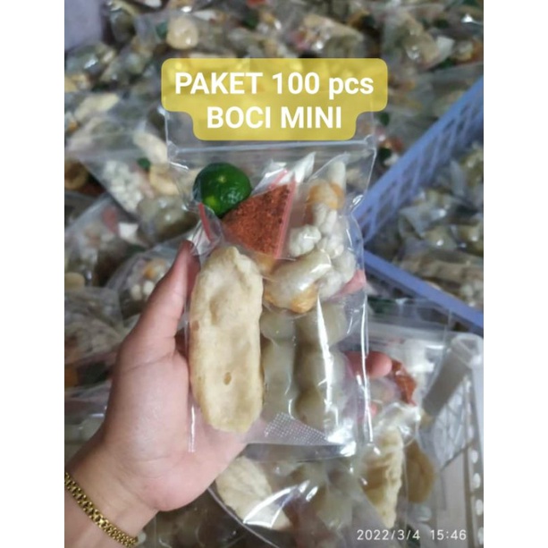 

PAKET 100 pcs boci mini
