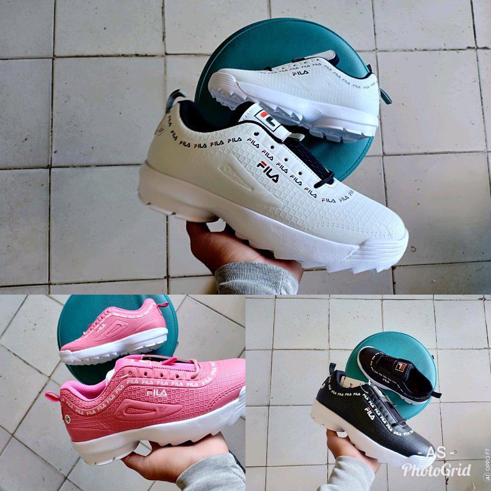 sepatu running fila  sepatu fila disruptor 2 sepatu sneakers fila cewek