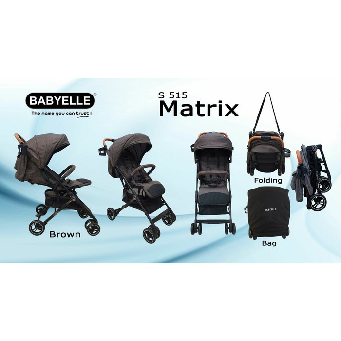 Ready Makassar! Stroller / Kereta Dorong Bayi Babyelle Matrix 515