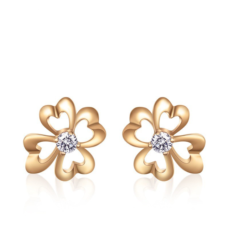 50 buah desain perak Italia 925 anting-anting wanita asli Korea fashion perhiasan anting[tidak mudah luntur] [tidak alergi]-8